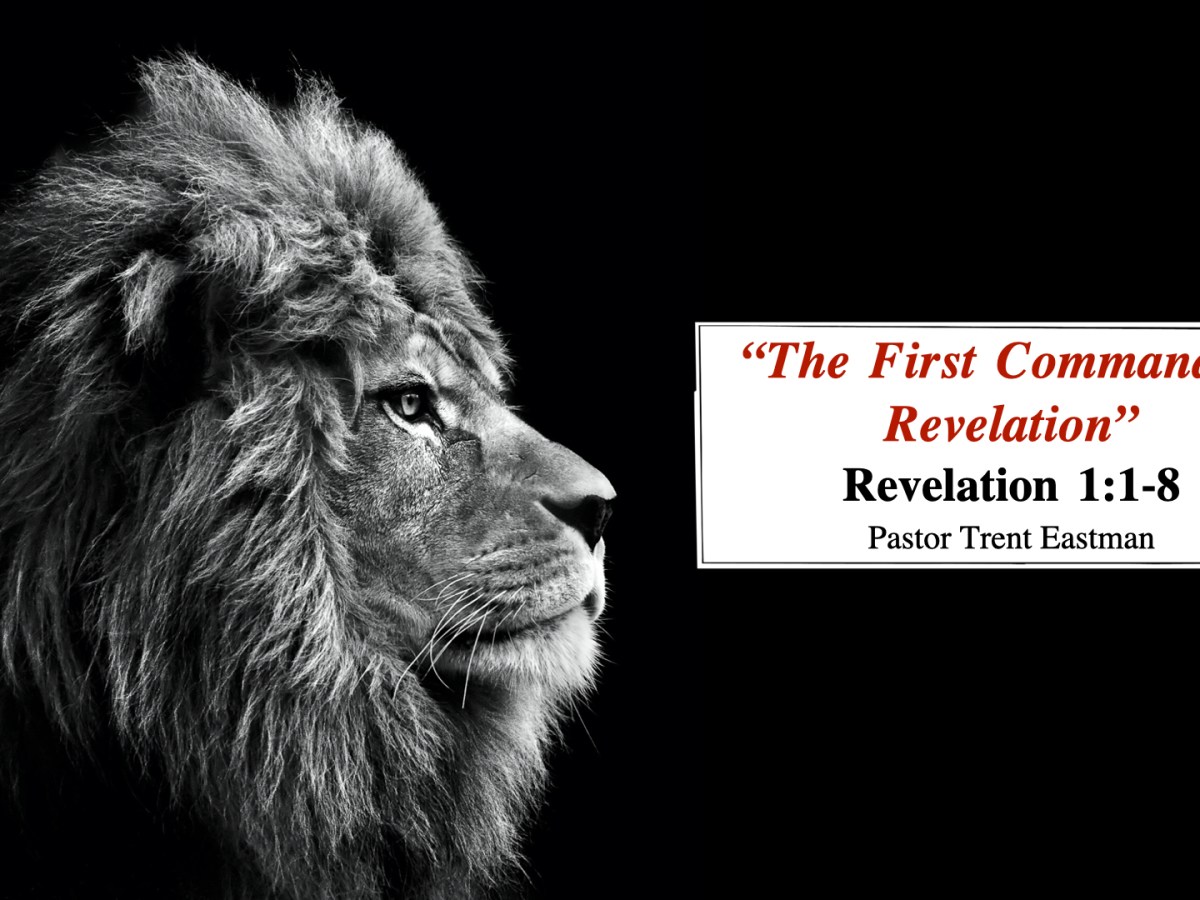 The First Command of Revelation (Revelation&nbsp;1:1-8)