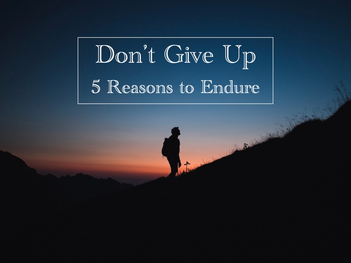 Don’t Give Up! (5 Reasons to&nbsp;Endure)